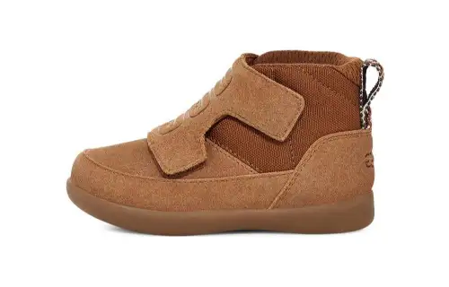 UGG Cowhide, round toe buckle, children's boots, infants and toddlers
