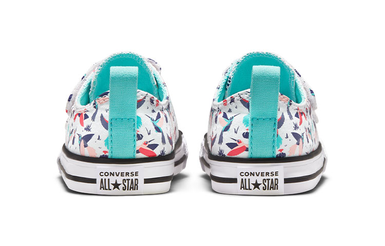 Детские кеды Converse All Star (бело-синий) — Белый / синий — фото 7