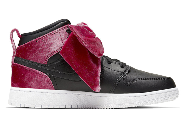 Кроссовки Jordan JordanAir Jordan 1 Mid Bow GS (розовые) — Розовый — фото 3