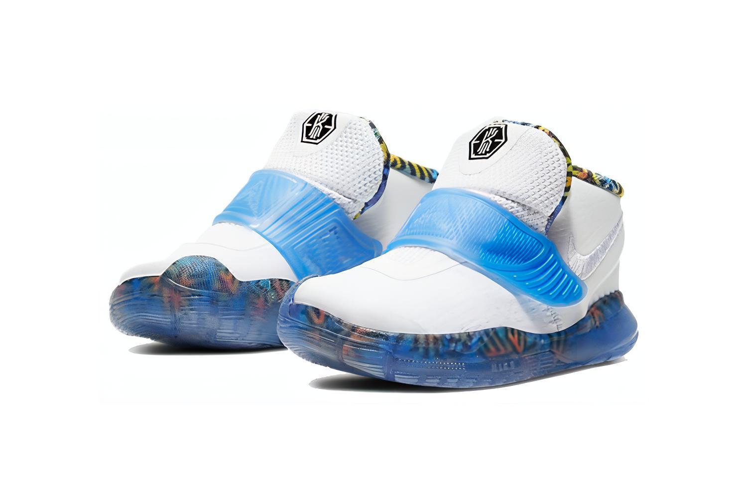 Кеды Nike Kyrie 6 (бело-синие) — фото 4