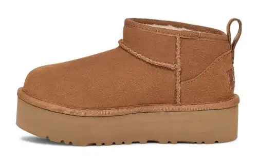 UGG Wear-resistant keep warm children's brown boots