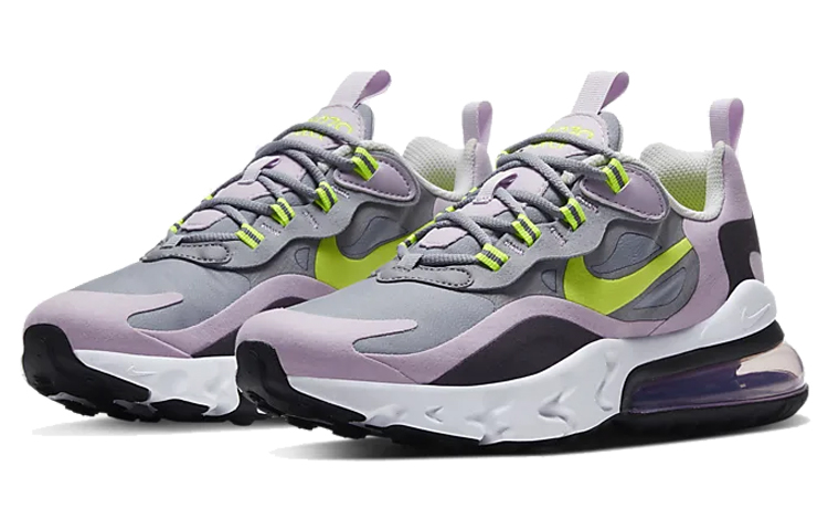 Кроссовки Nike NikeAir Max 270 React GS (светло-фиолетовые) — фото 5