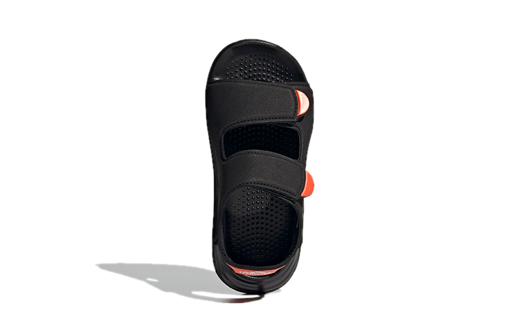 Детские сандалии adidas Swim Sandal (черно-оранжевые) — фото 5
