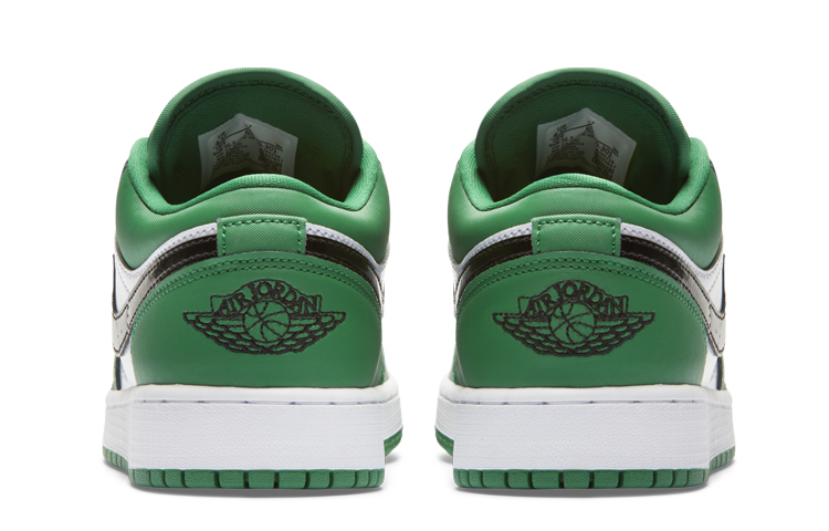 Кеды Jordan Air Jordan 1 Low (бело-зеленый) — фото 10