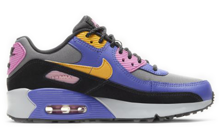 Кроссовки Nike NikeAir Max 90 QS (серо-фиолетовый) — фото 2