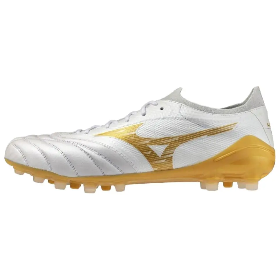 Mizuno MORELIA NEO IV B ELITE Soccer Shoes Unisex White Gold