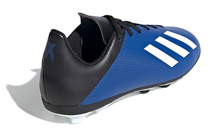 Детские бутсы adidas X 19.4 Flexible Ground Cleats (сине-черные) — Синий / чёрный — фото 5