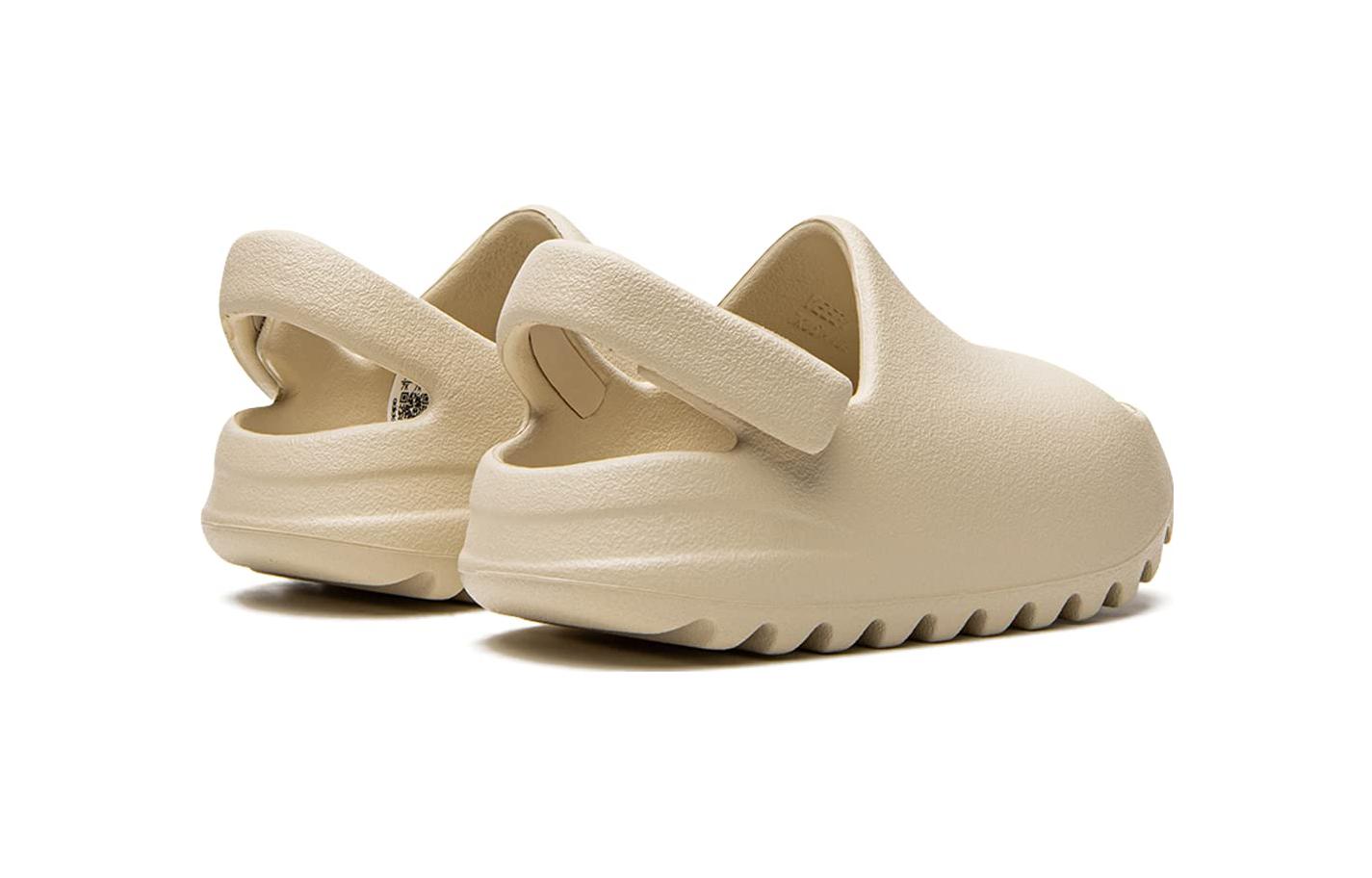 Детские сабо adidas originalsYeezy Slide Bone (миле-белые) — фото 5