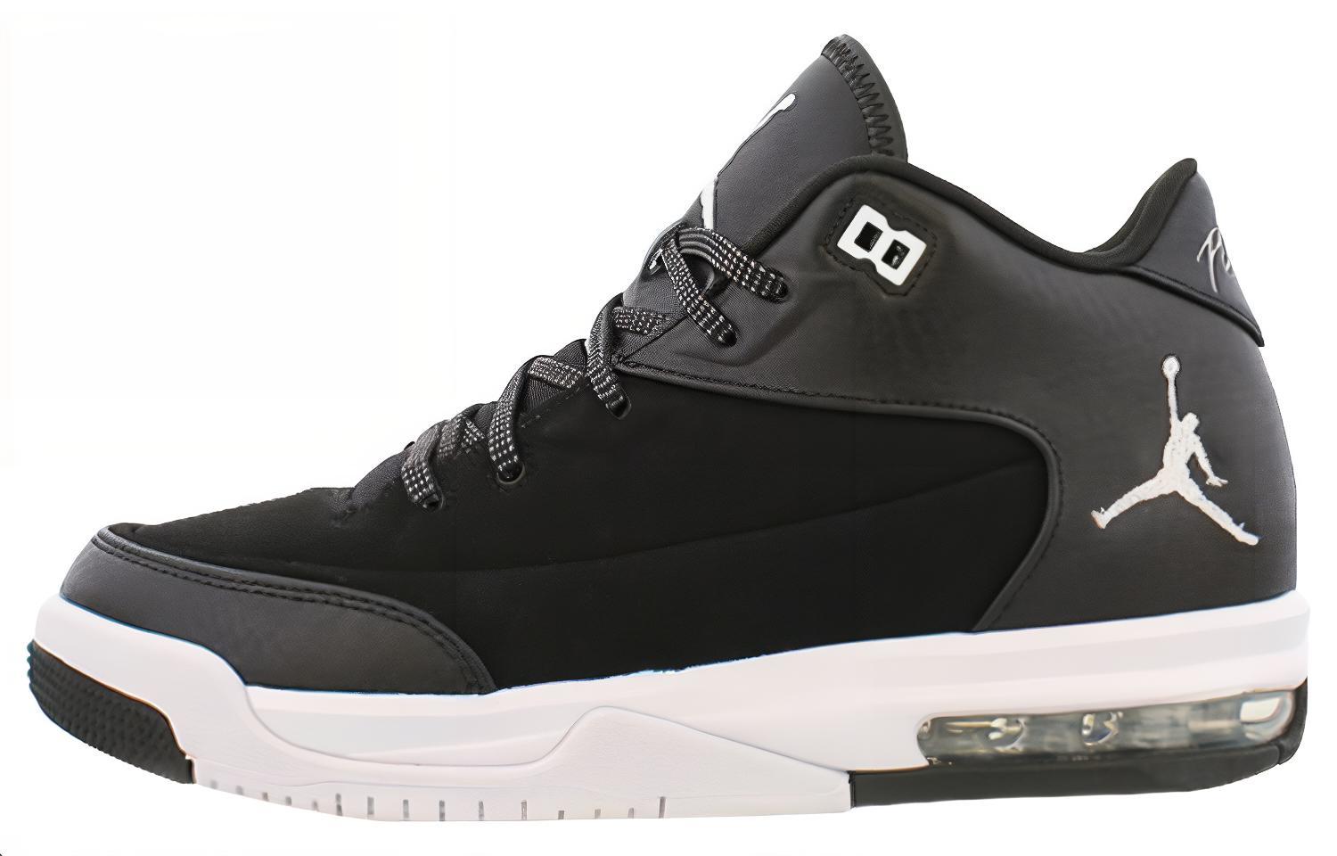 Jordan Flight Origin 3 Mid top Casual Shoes Black White Unisex