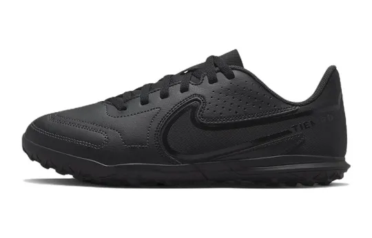 Nike Tiempo Legend 9 JR Club TF Slip Resistant Cushioning Abrasion Resistant Low top Kids' Soccer Shoes Black Kids'
