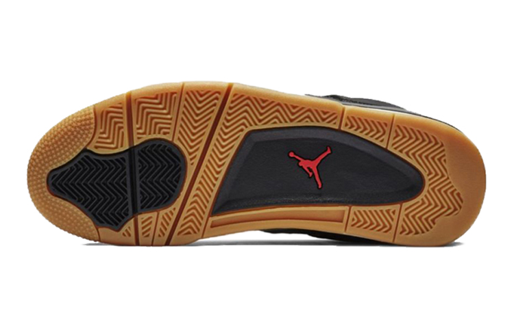 Кеды Jordan Air Jordan 4 Black Laser (черный) — Чёрный — фото 6