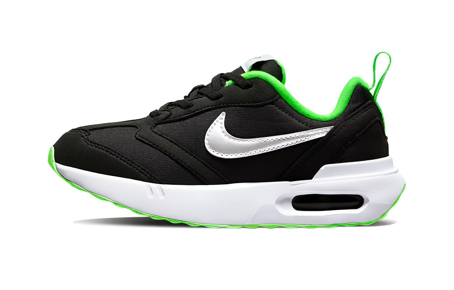 Детские кроссовки Nike Air Max Dawn (черно-зеленые)