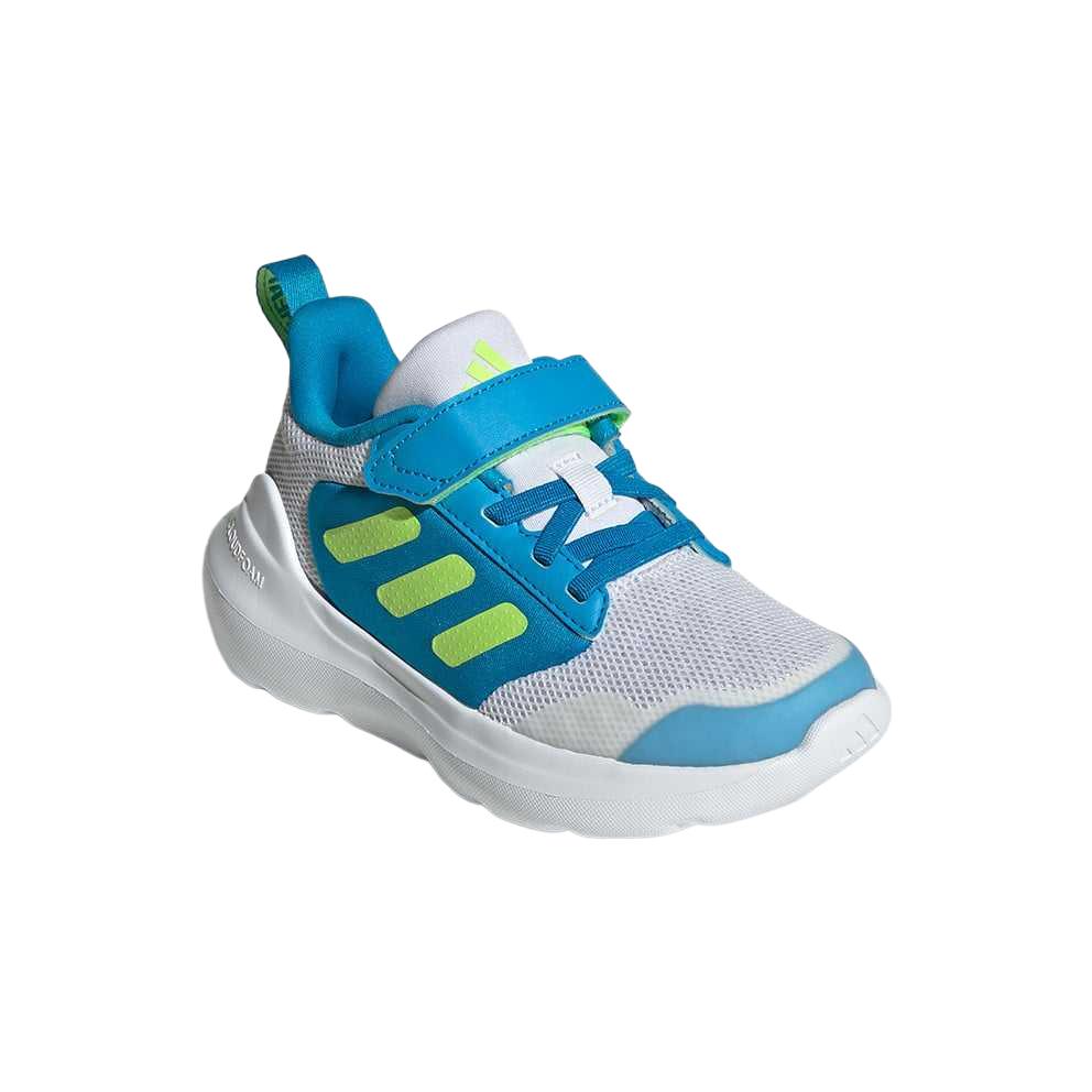 Детские кроссовки adidas Tensaur Run 3.0 (серо-сине-желтые) — фото 5