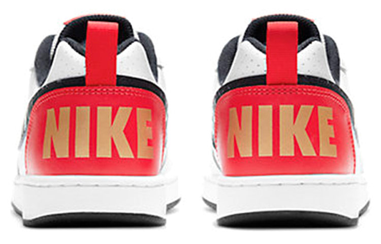 Кеды Nike NikeCourt Borough Low GS (черный / белый / красный) — Чёрный / белый / красный — фото 11