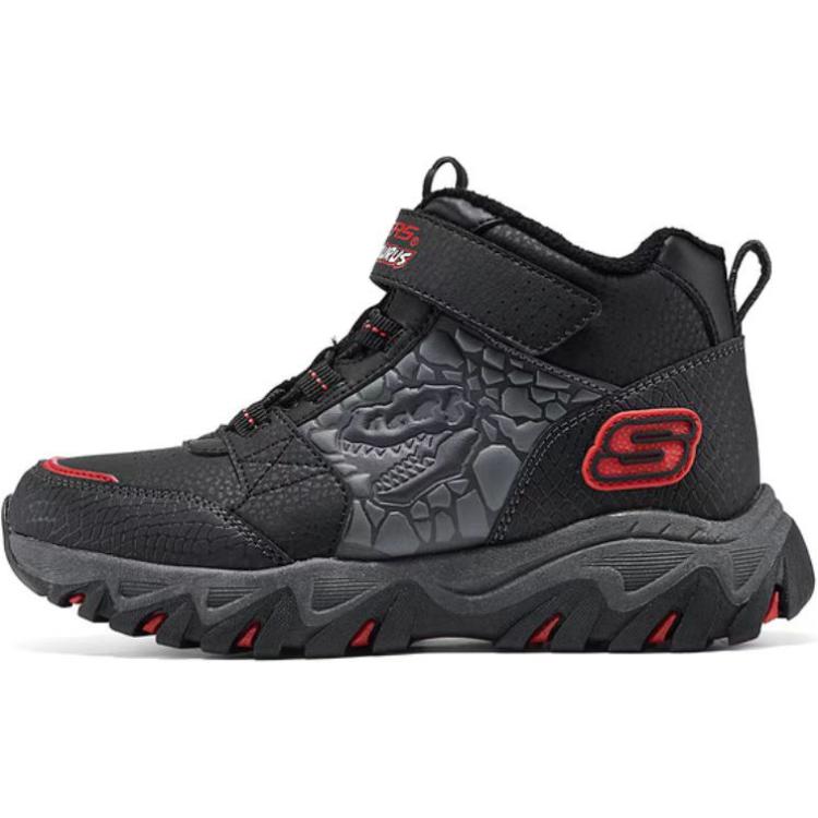 Детские кроссовки Skechers kids BOYS (черно-красный)