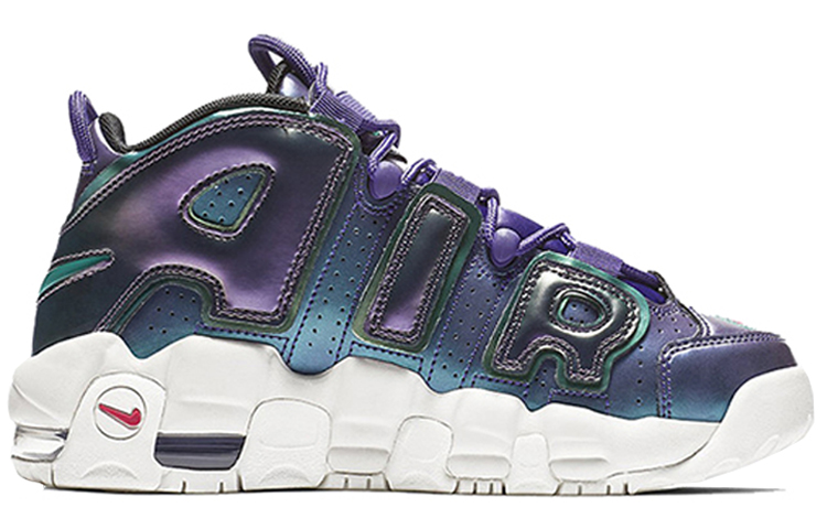 Кроссовки Nike Air More Uptempo (фиолетовые) — фото 6