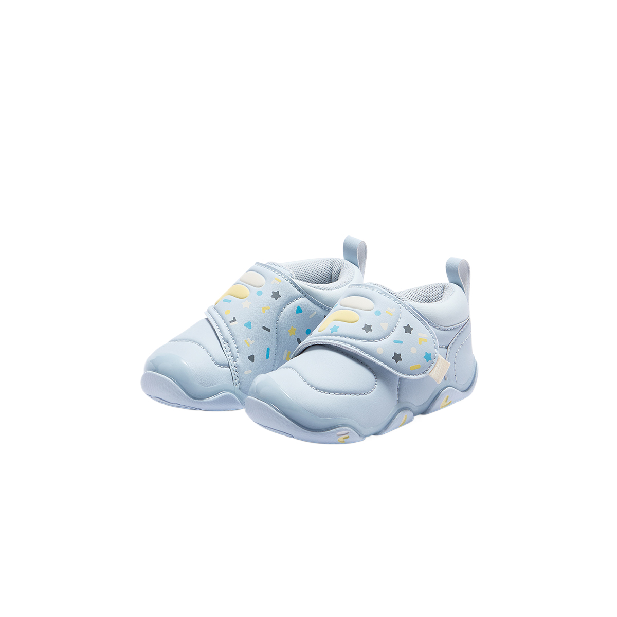 Детские кроссовки Fila KIDS AMORE (сине-белые) — 芭蕾蓝/奶白色 — фото 4