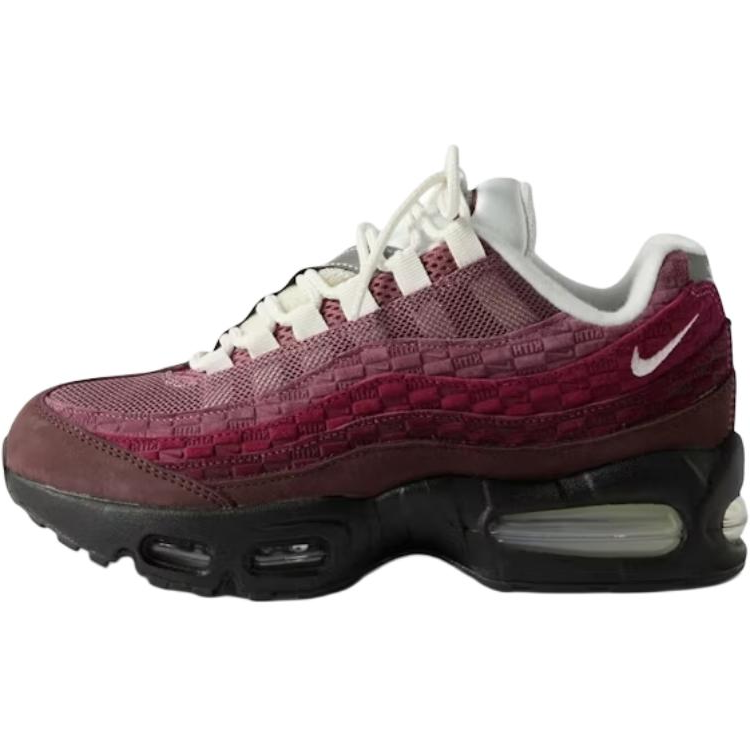 Кроссовки Nike × KITH Air Max 95 (бордовые)