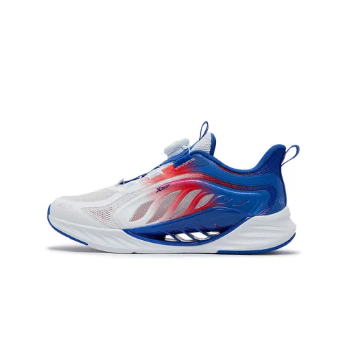 Xtep Hydrogen Wind 8.0 Scientific Foot Protection Mesh Breathable Gas Test Low-top Running Shoes Xtep White Lyon Blue Youth