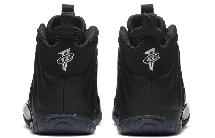 Высокие кроссовки Nike NikeFoamposite One "Anthracite" GS (черный) — Чёрный — фото 5