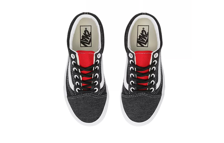 Кеды Vans Old Skool (черно-желтые) — фото 4