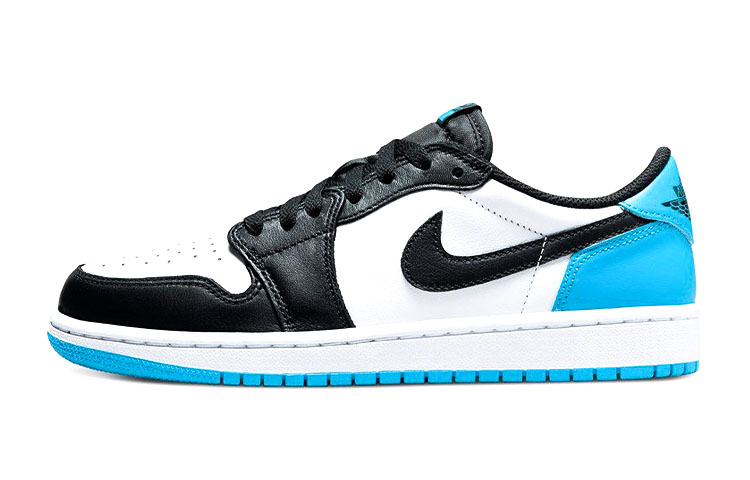 Кроссовки Jordan Air Jordan 1 (черно-бело-синие)