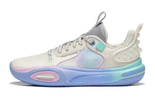 Li Ning Children's City 11 YOUNG Li Ning Cloud Technology low-top basketball shoes white gray purple same style for men and women
