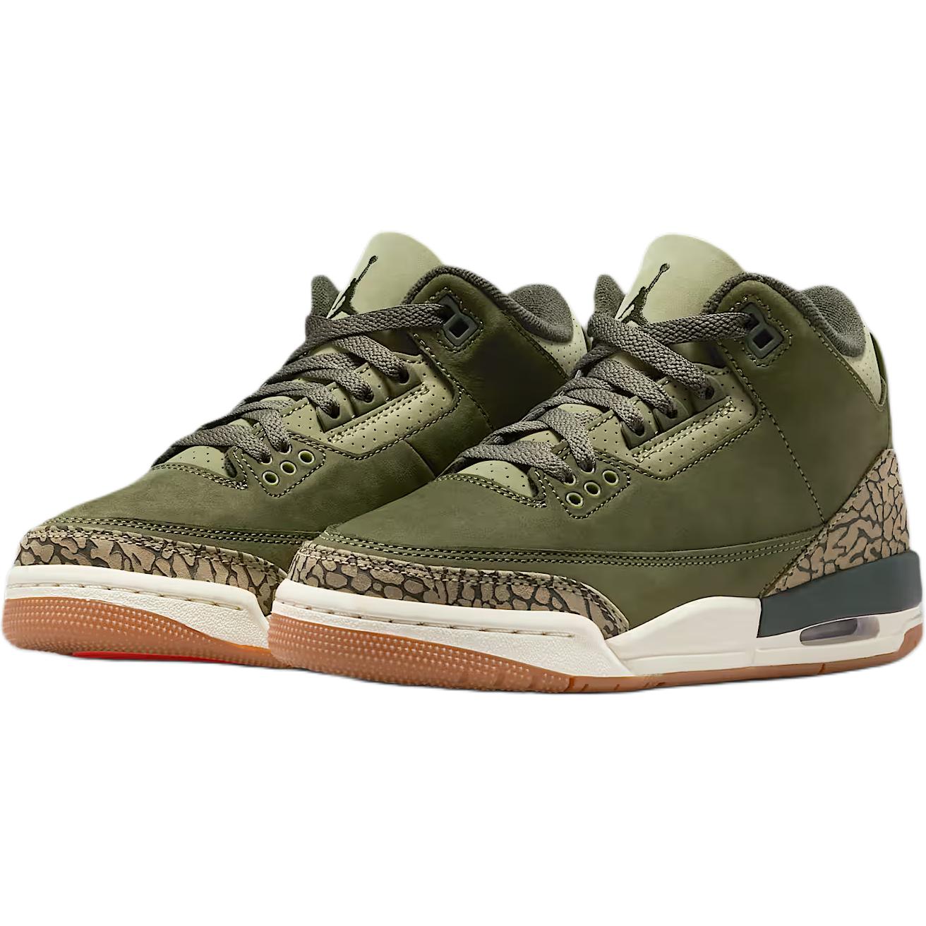 Кеды Jordan Air Jordan 3 RETRO GS (зеленый) — фото 2