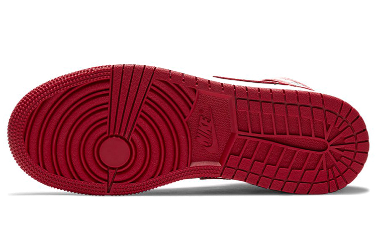 Кеды Jordan Air Jordan 1 Mid (черно-красный) — фото 10