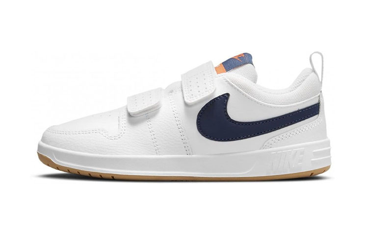 Детские кеды Nike Pico 5 (бело-синие)