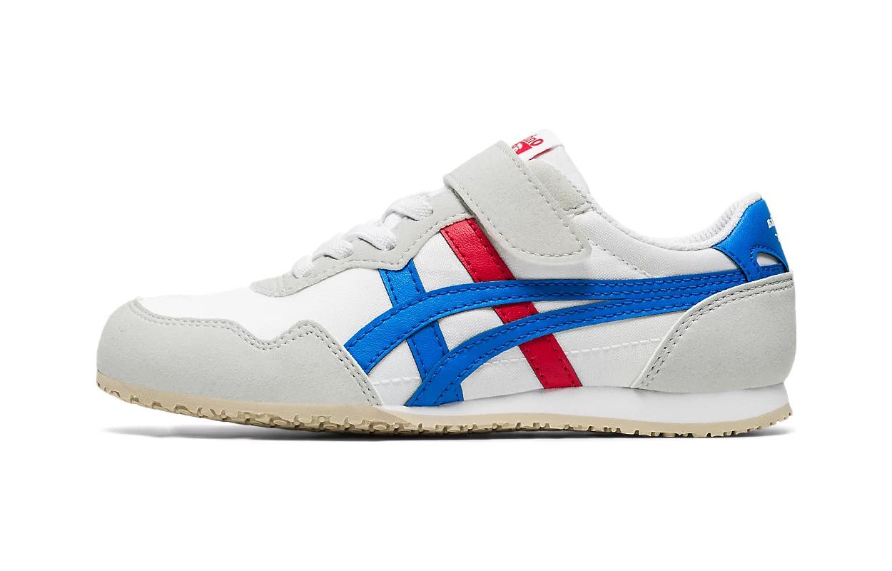 Детские кеды Onitsuka Tiger Низкие (бело-синие)