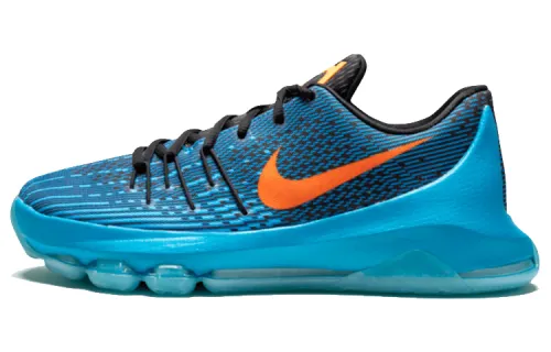 Nike KD 8 'OKC' Durant 8 Thunder Sports Comfortable GS Low Top Basketball Shoes Blue Unisex