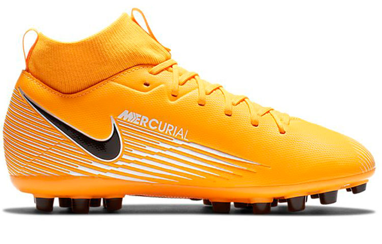 Детские бутсы Nike Mercurial Superfly 7 (черно-желтые) — Чёрныйжёлтый — фото 2