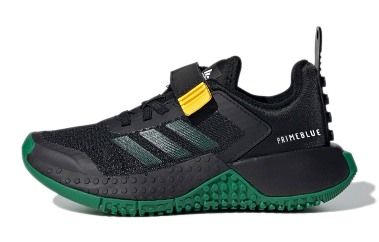 Детские кроссовки LEGO x adidas Sport K (черно-зеленые)