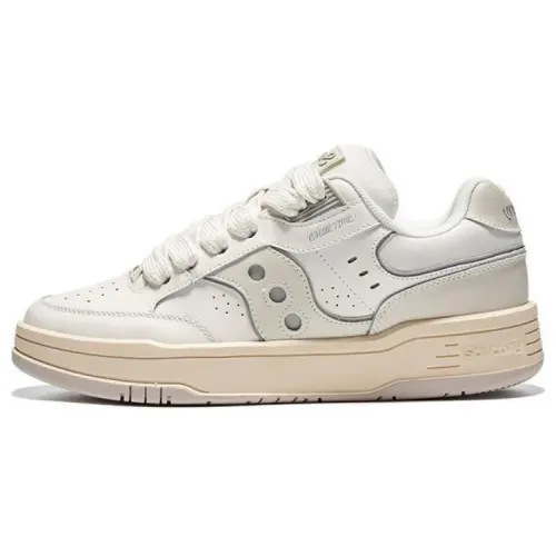 Saucony CHILLTIME Low top Skateboard Shoes Unisex White Gray