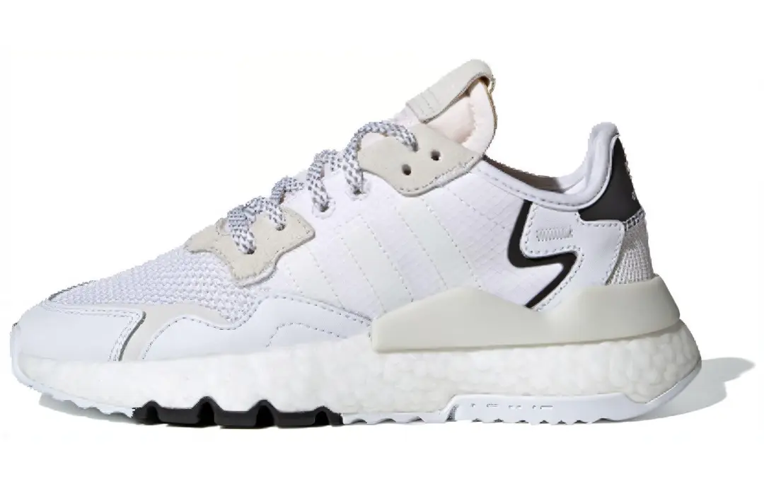Adidas Originals Nite Jogger Low top Sports Casual Shoes White Brown Teenagers