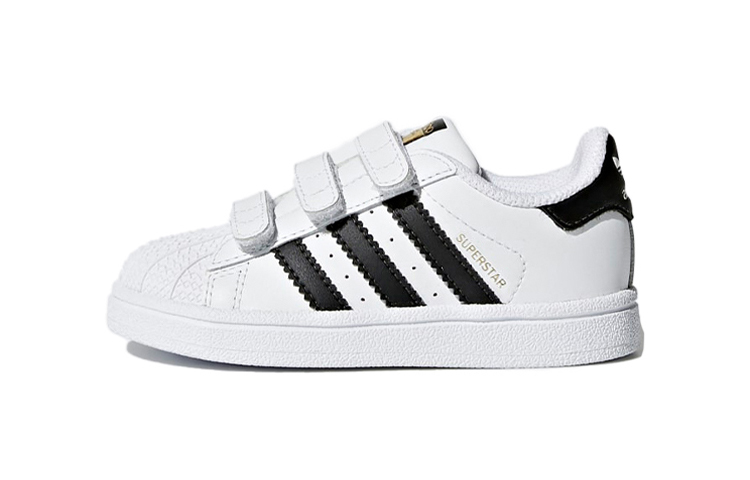 Детские кеды adidas originals SUPERSTAR CF (бело-черные)