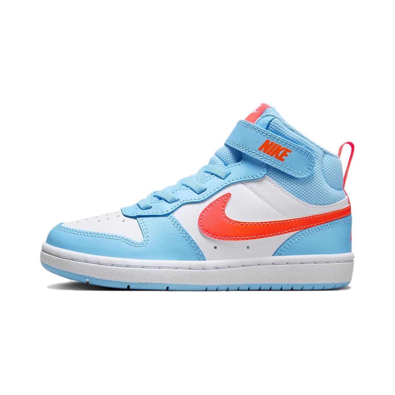 Кеды Nike Court Borough Mid 2 (сине-белые)