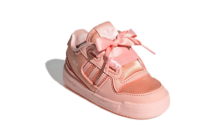 Детские кроссовки adidas originals FORUM Satin Low I (розовый) — фото 5