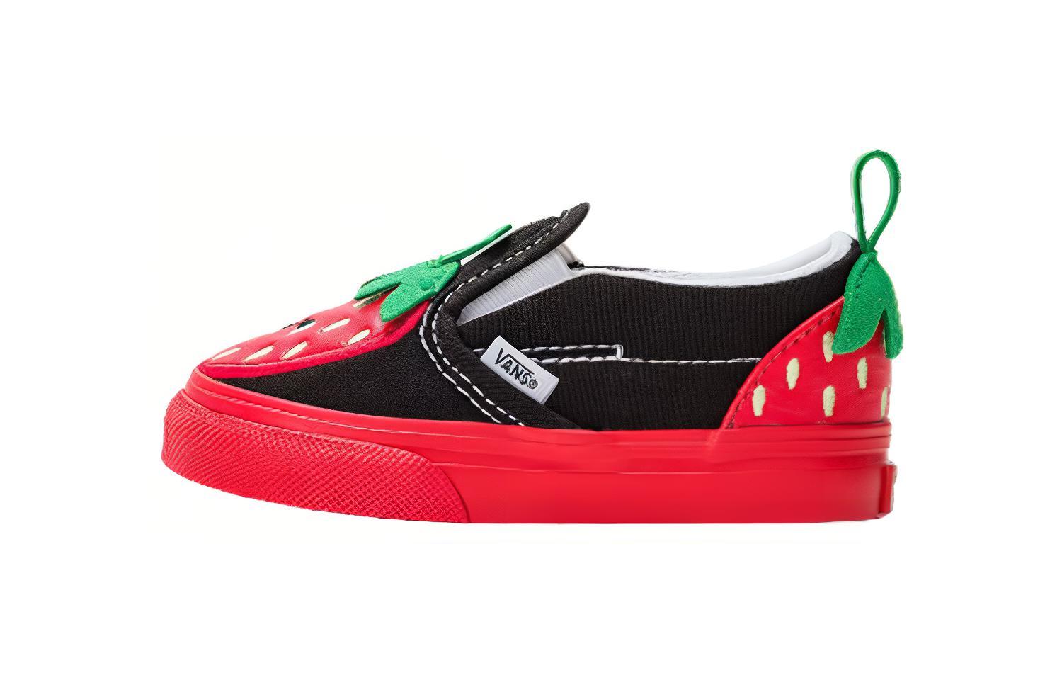 Детские слипоны Vans slip-on (красный)