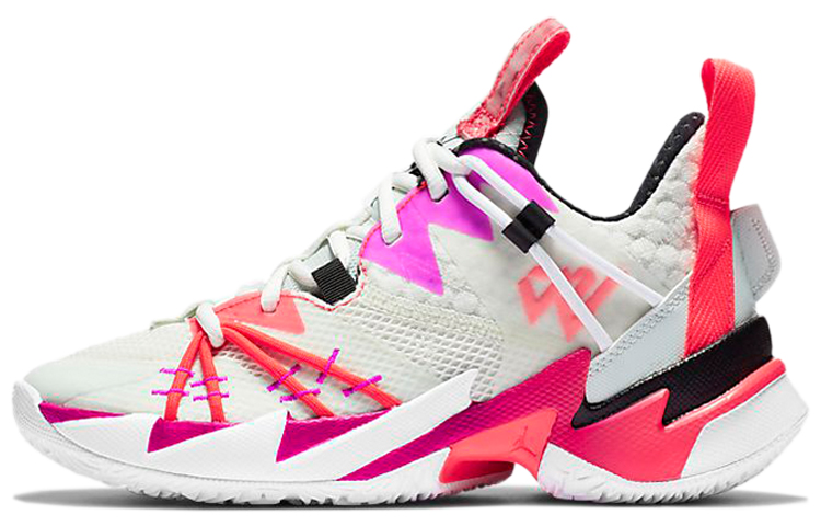 Кроссовки Jordan JordanWhy Not Zer0.3 GS (розово-бело-фиолетовые)