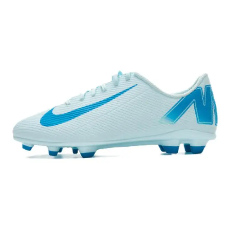 Nike Mercurial Vapor 16 Slip Resistant Abrasion Resistant Low top Kids' Soccer Shoes Blue