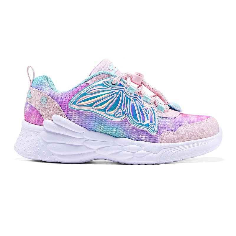 Детские кроссовки Skechers kids SKECHERS GIRLS (розовые) — фото 2