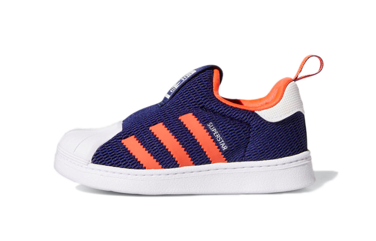 Детские кроссовки adidas adidas originals SUPERSTAR 360 360 (сине-оранжевые)