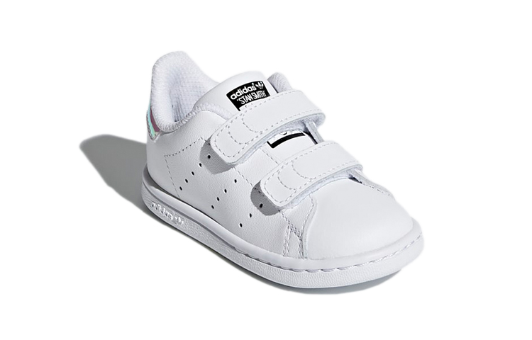 Кеды adidas originals STAN SMITH (бело-серебристые) — фото 3