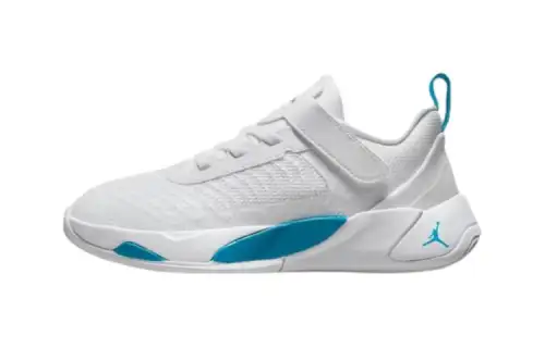 Jordan Luka 1 PF Doncic 1st generation cushioning low-top practical basketball shoes white and blue for children and middle-aged children