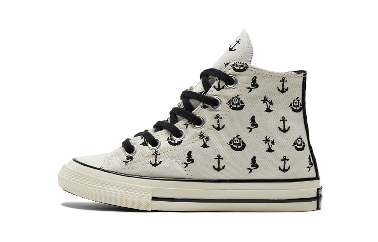 Детские кеды Converse 1970s (бежево-черные)