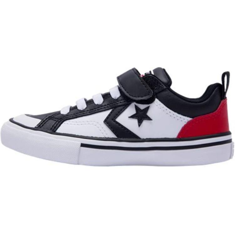 Кроссовки Converse Pro Blaze Strap // (черно-бело-красный)
