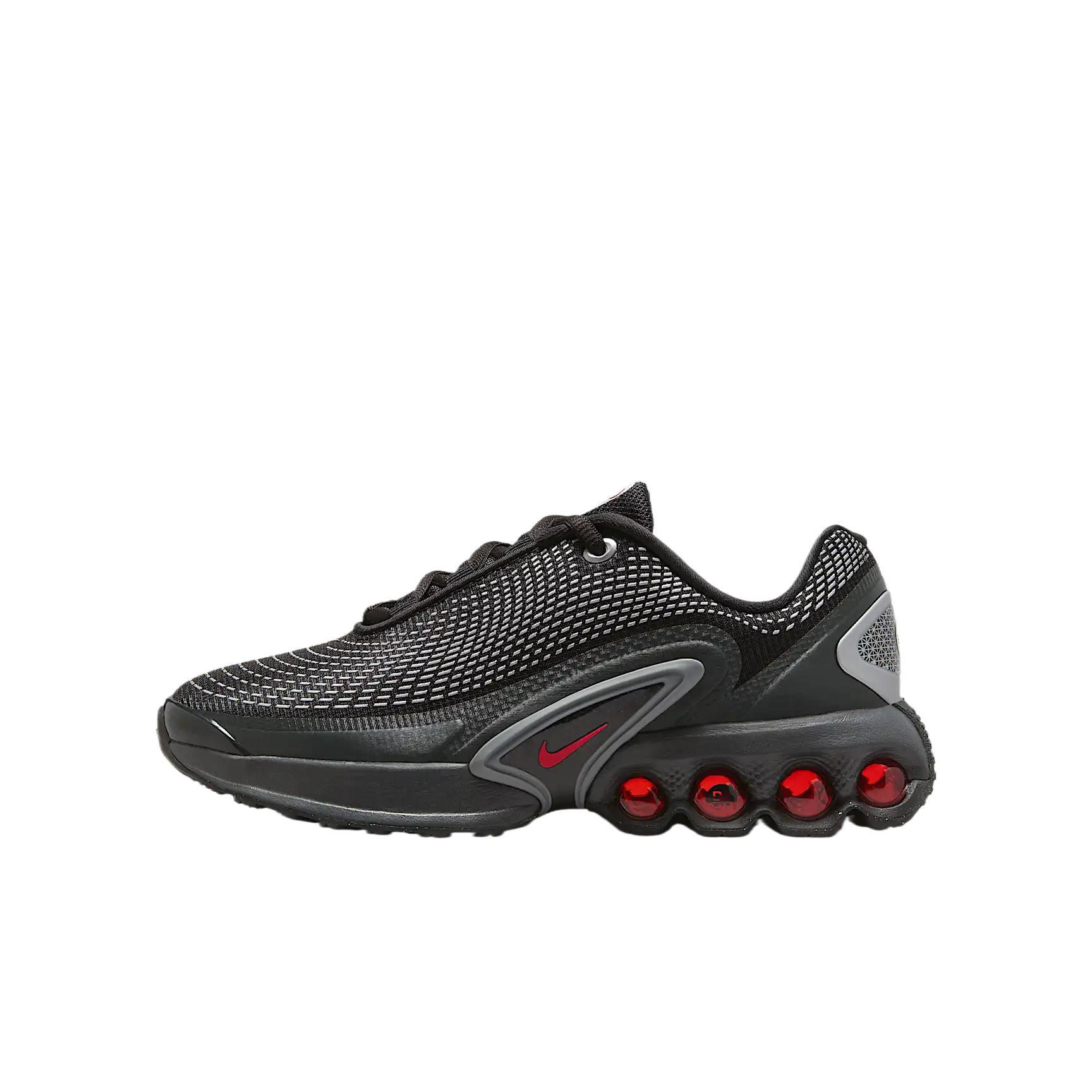 Детские кроссовки Nike Air Max Dn (черно-серебристые)