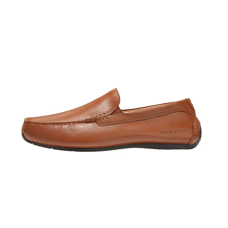 COLE HAAN Top Grain Cow Leather Dress Shoes Men's Dark Brown